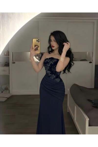 Generic Wad Dress 395 Navy Color