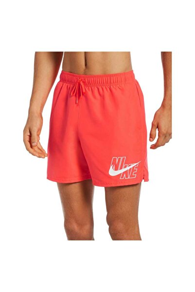 Nike Șorturi de înot pentru bărbați, uni, cu logo, 5Volley, mărimea L