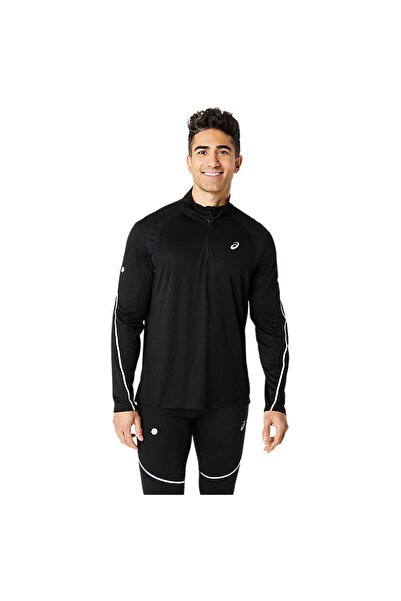 Asics Bluză bărbați Road Lite-Show cu jumătate de fermoar și mânecă lungă XL