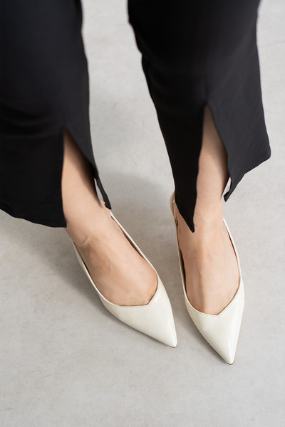 Vaghessa Shoes Vaghessa Serina Women's Shoes Slingback Rear Open Elasticated