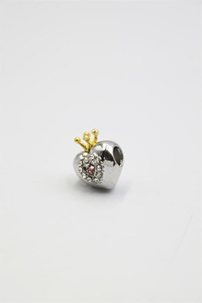 Royaleks Pn Bracelet Heart Charm - Silver