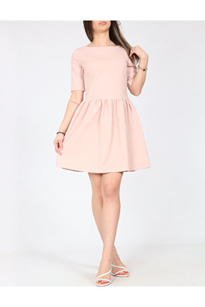 Evendi Rochie scurta, Roz pudra