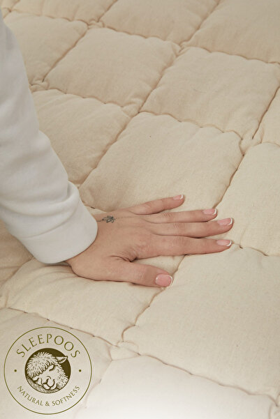 Sleepoos Tek Kişilik Yün Yatak Pedi 100x200