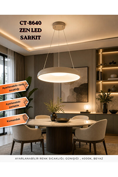Cata CT-8640 Zen Led Sarkıt 60W Kumandalı