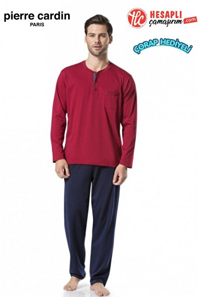 Pierre Cardin Premium Series Men's Relaxed Fit Long Sleeve 100% Cotton Combed...