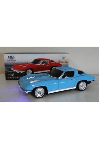 Everton RT-1956 Mavi (Blue) Arabalı Bluetooth Fm-Usb-Tf-Aux Şarjlı Nostaljik Radyo