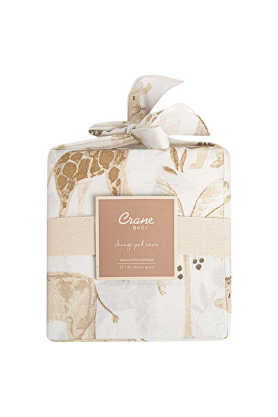 Crane Baby Kendi Quilted Change Pad Cover