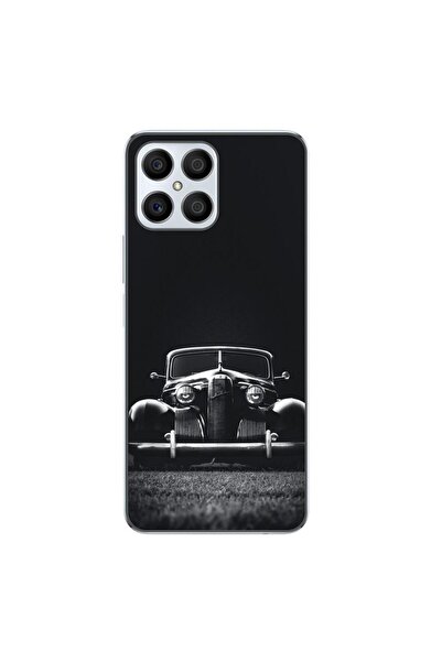OEM Калъф, съвместим с Honor X8, силиконов гел TPU, модел  "Стар автомобил "