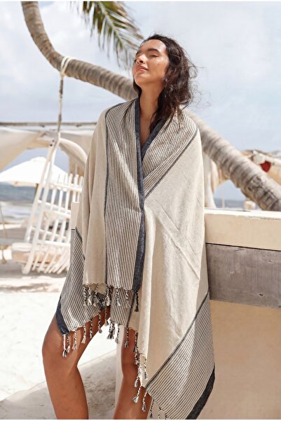 Vintero Home 100% Cotton Woven Peshtemal - Beach, Pool, Bath and Hammam Towel