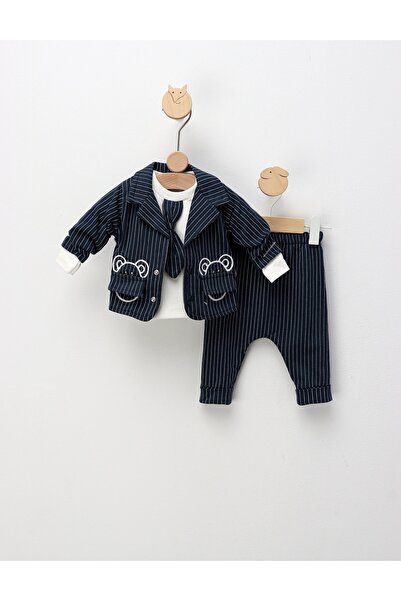 MiniKids Costumas elegant bebe, Simon, bleumarin