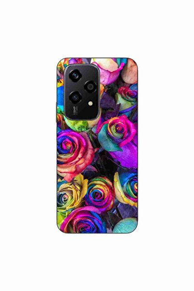 OEM Husa compatibila cu Honor 200 Lite Silicon Gel Tpu Model Trandafiri Colorati