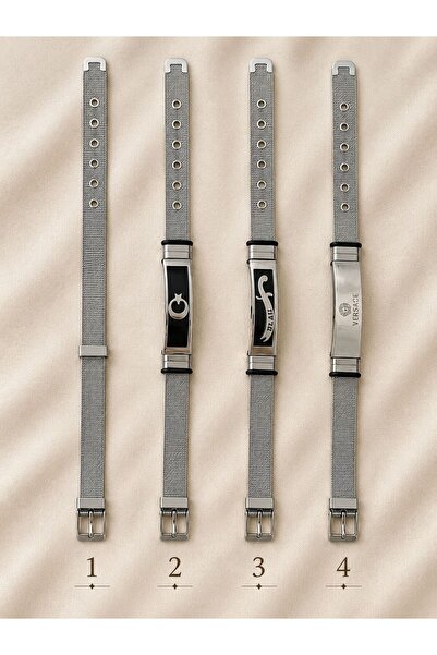 Up Atelier Stainless Men's Adjustable Steel Bracelets