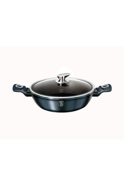 Berlinger Haus Ρηχή κατσαρόλα με καπάκι 24 εκ σε aquamarine χρώμα, Metallic L...