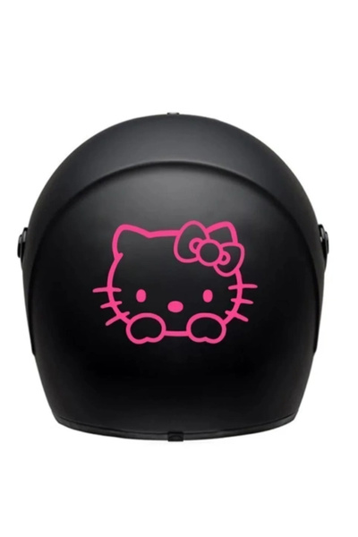 AG AYDIN GARAGE MOTORSİKLET AKSESUAR Kask Pembe Motor Kask Sticker