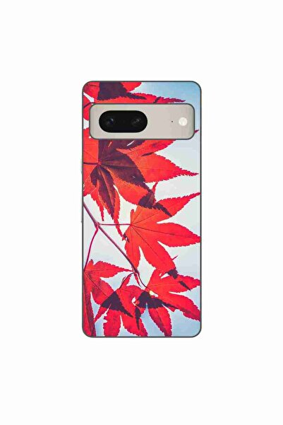 OEM Калъф за Google Pixel 7 от силиконов гел TPU с десен  "Есенни листа "