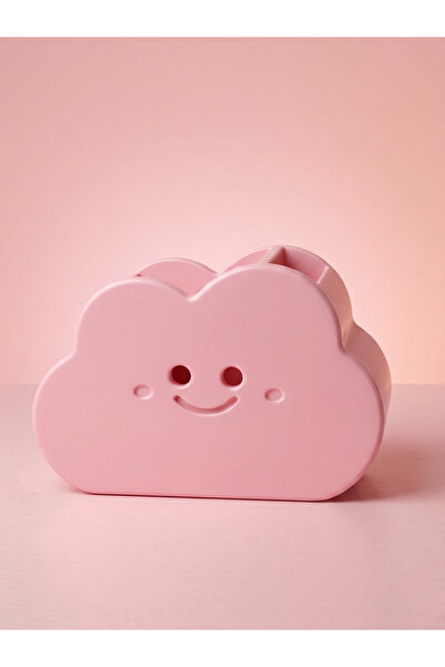 craftopya Cute Cloud Design Desktop Pen Holder Multi-Compartment Organizer