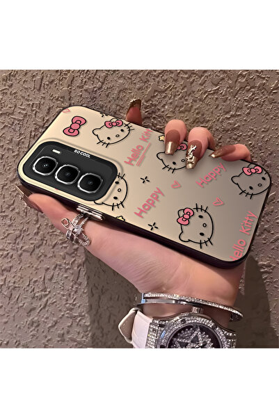 ARTISHELL Infinix Hot 60i Uyumlu, çizgi film-anime kedi desenli şok korumalı ...