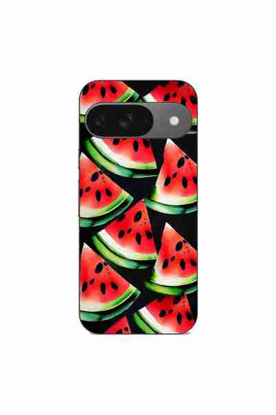 OEM Husa compatibila cu Google Pixel 9 Silicon Gel Tpu Model Watermelon Slices