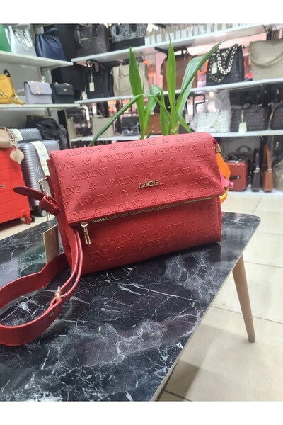 Armine Stylish Modern Red Laser Strap Convenient Handbag Women's Bag