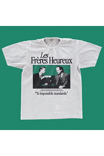 Grafftee Clothing Freres Heureux Printed Unisex Oversize T-Shirt