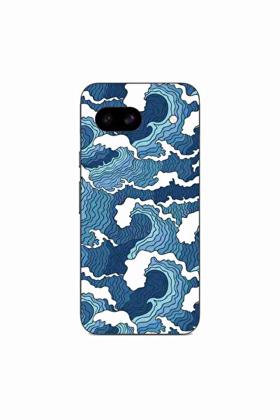 OEM Husa compatibila cu Google Pixel 8A Silicon Gel Tpu Model Crazy Waves