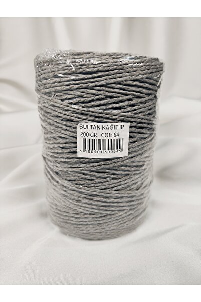 Sultan Paper Thread Hand Knitting Yarn 200Gr.-240Mt. (1 Piece) - Color: 64
