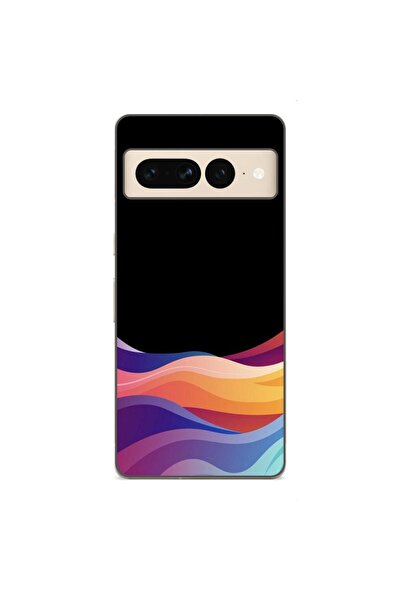 OEM Husa compatibila cu Google Pixel 8 Pro Silicon Gel Tpu Model Neon Waves