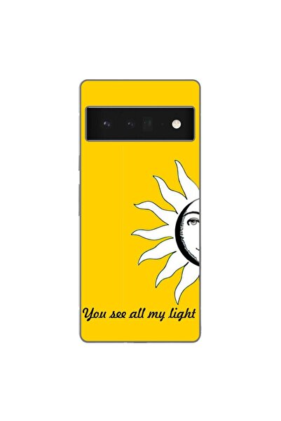 OEM Husa compatibila cu Google Pixel 6 Pro Silicon Gel Tpu Model Cupluri Soarele