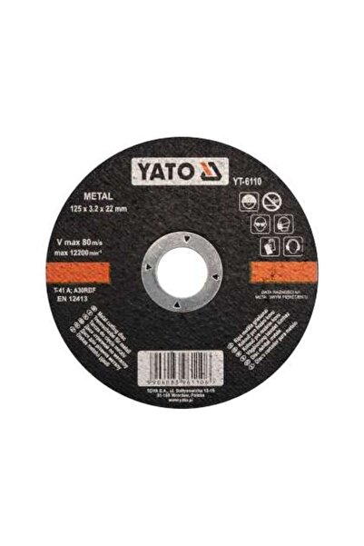yato Disc Tăiat Metal 125X3.2X22Mmdisc Taiat Metal 125X3.2X22Mm