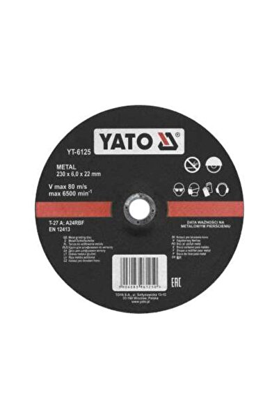 yato Disc șlefuit metalic 230x22x6mm
