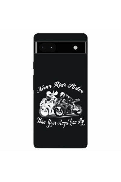 OEM Husa compatibila cu Google Pixel 6A Silicon Gel Tpu Model Never Ride Faster