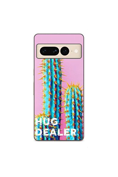 OEM Husa compatibila cu Google Pixel 7 Pro Silicon Gel Tpu Model Mesaj Hug De...