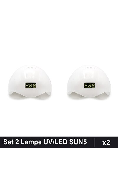 NAİLS Set 2 Lampe UV/LED SUN5 48W Profesionale, Manichiura Gel Unghii