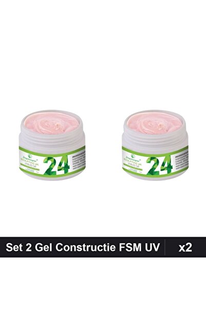 FSM Set 2 Gel de Constructie UV LED 15g, Builder Gel Manichiura Profesionala