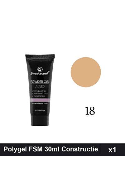 FSM Polygel 30ml Nr.18, Gel de Constructie Unghii, Manichiura Profesionala