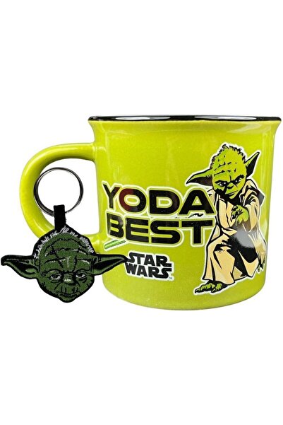 Pyramid International Star Wars Yoda Ceramic Mug and Keychain Gift Set, 325 m...