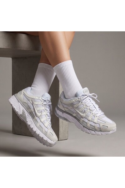 Nike P-6000 White Sports Shoes Sportie (Narrow Fit)