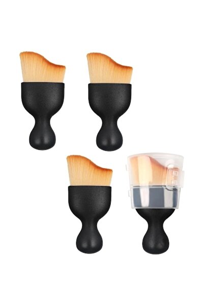 DELPI Set de 4 perii profesionale curbate cu peri moi, ideale pentru curățare...