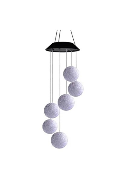 E-ANAMAG Decoratiune solara de gradina, 6 globuri cu joc de lumini