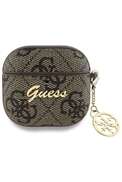 Guess Θήκη 4G Charm για Apple AirPods 4, Καφέ