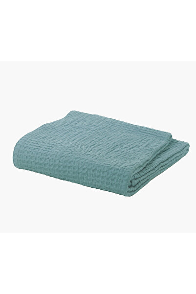 Nef Nef Homeware Βαμβακερή Κουβέρτα Πικέ 220x240 Ακουα