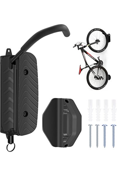 Wiseten Suport de perete pentru bicicletă - Rotativ și reglabil pe înălțime, ...