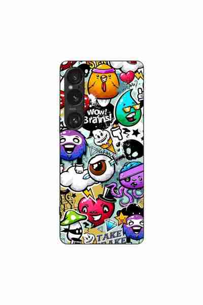 OEM Husa compatibila cu Sony Xperia 1 VI Silicon Gel Tpu Model Pop Art Graffiti