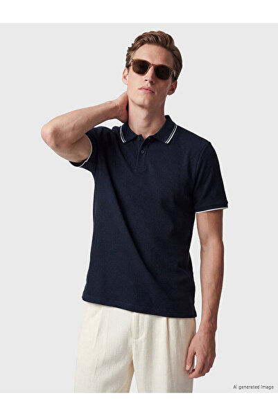 LC Waikiki Polo T-Shirts - Dark blue - Regular fit