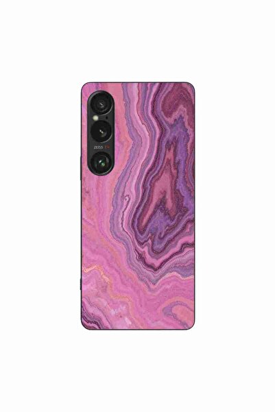 OEM Husa compatibila cu Sony Xperia 1 VI Silicon Gel Tpu Model Pink Quartz Ma...
