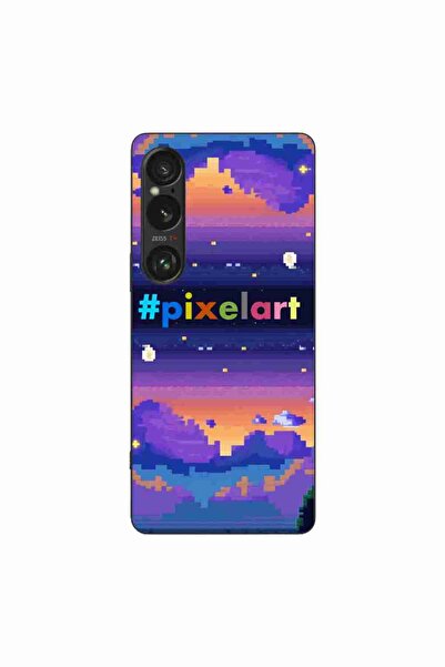 OEM Husa compatibila cu Sony Xperia 1 VI Silicon Gel Tpu Model Pixel Art Peisaj