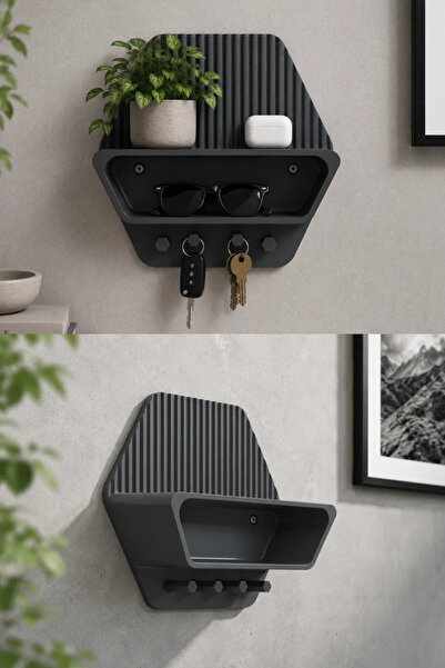 Miora Stüdyo Modern Wall Hanger & Key Holder Organizer