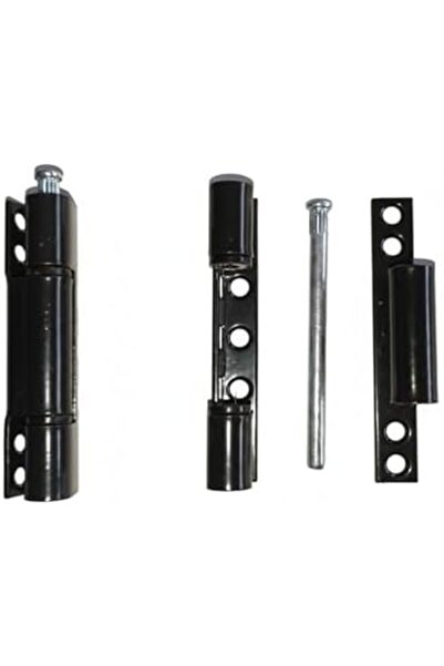 Yıldızan Nzr Beautestore 90 mm Cnr Steel Hinge, Black and White Color, 4 Piec...