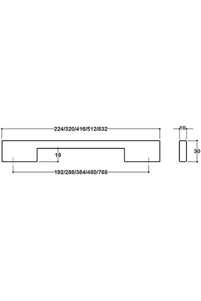 Yıldızan TAMGÜN culoare satinată 384 mm Mâner clasic TAMGÜN 1159648