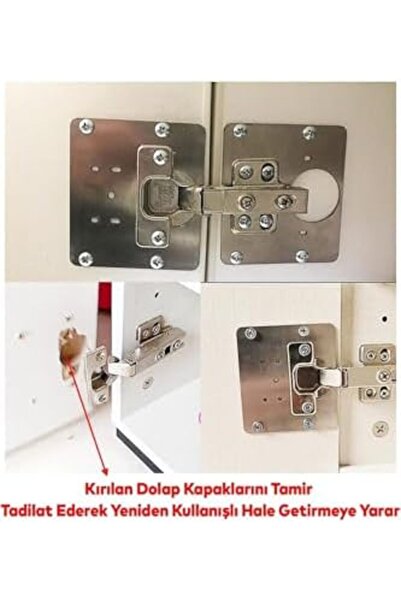 Yıldızan Ttktechnology Hinge Repair Sheet Practical Stainless Steel Cabinet R...